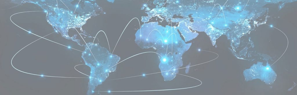 DE-CIX world map