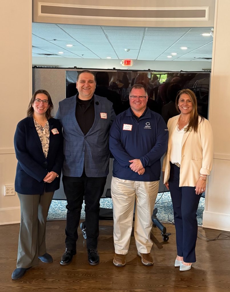 Daniel Campos with fellow panelists Julia Ingersoll, and Andrew Thorsen, and moderator Jen Hansen